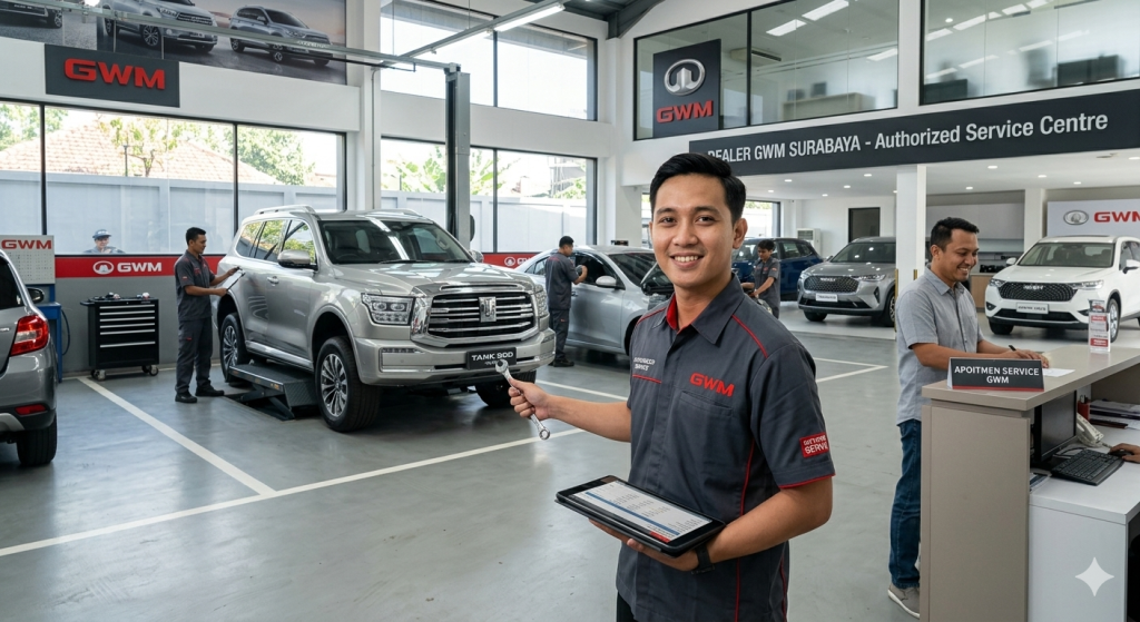 Apoitmen Service Mobil Gwm Di Surabaya